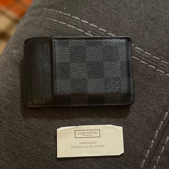LOUIS VUITTON CARDHOLDER EBENE GRAPHITE - Picture 5 of 7